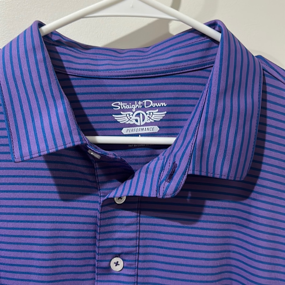 Straight Down Golf polo